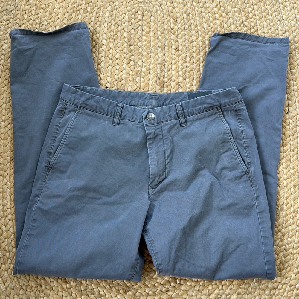 Bonobos Chinos Pants Gray Straight Leg 32 x 30 Cotton